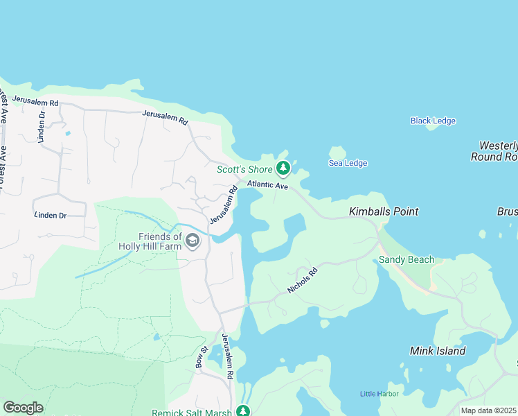 map of restaurants, bars, coffee shops, grocery stores, and more near 1 James Island Way in Cohasset