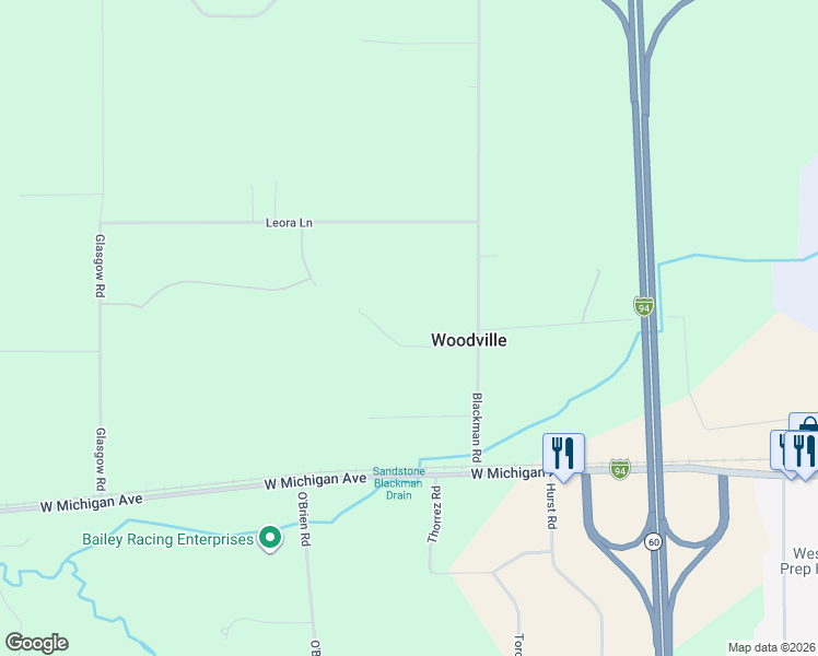 map of restaurants, bars, coffee shops, grocery stores, and more near 5200 Cummings Road in Jackson