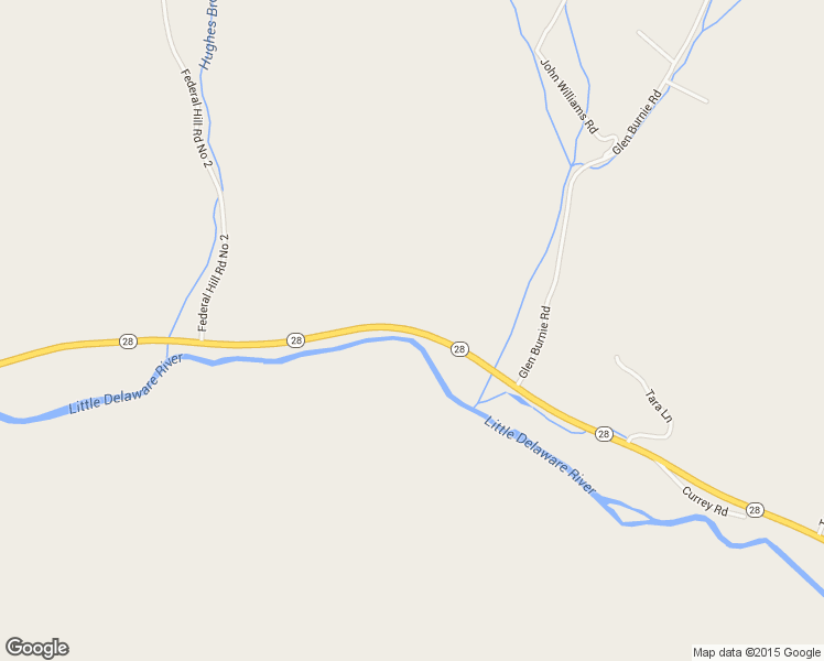 map of restaurants, bars, coffee shops, grocery stores, and more near Highway 28 in Delhi