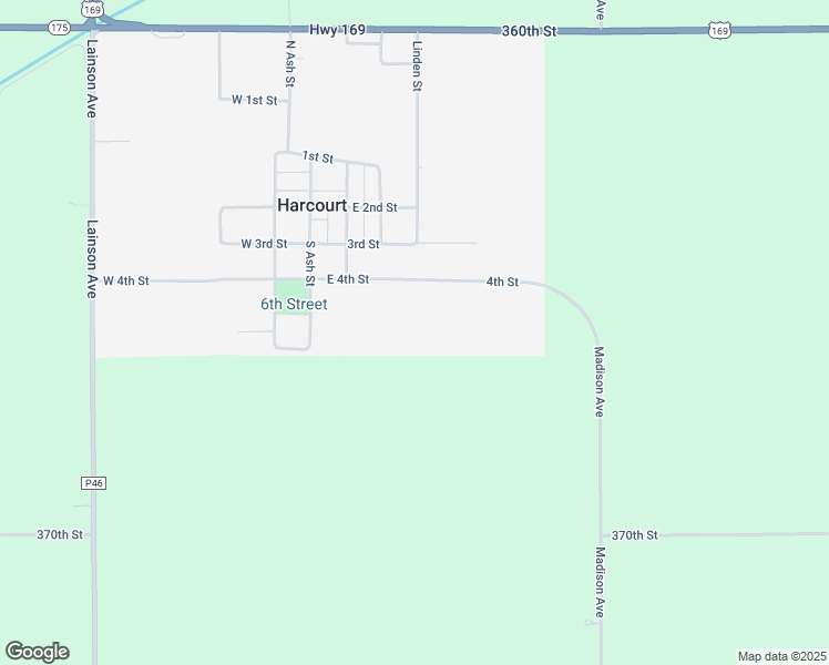 map of restaurants, bars, coffee shops, grocery stores, and more near in Harcourt