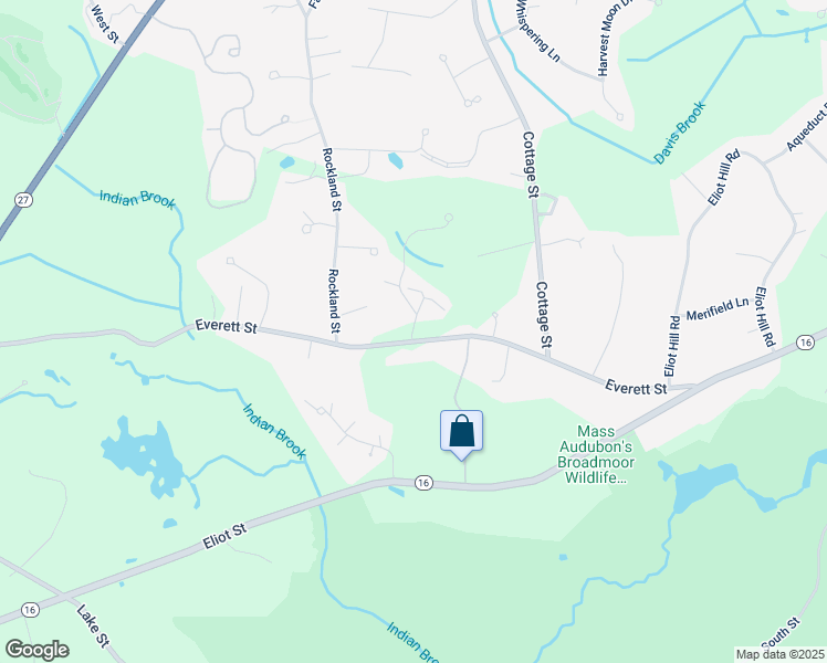 map of restaurants, bars, coffee shops, grocery stores, and more near 23 Hopewell Farm Road in Natick