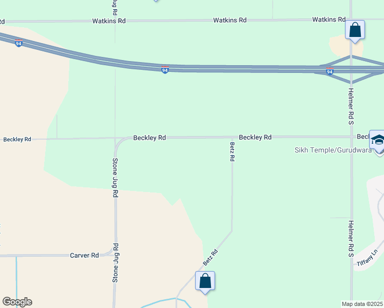 map of restaurants, bars, coffee shops, grocery stores, and more near 2342 Beckley Road in Battle Creek