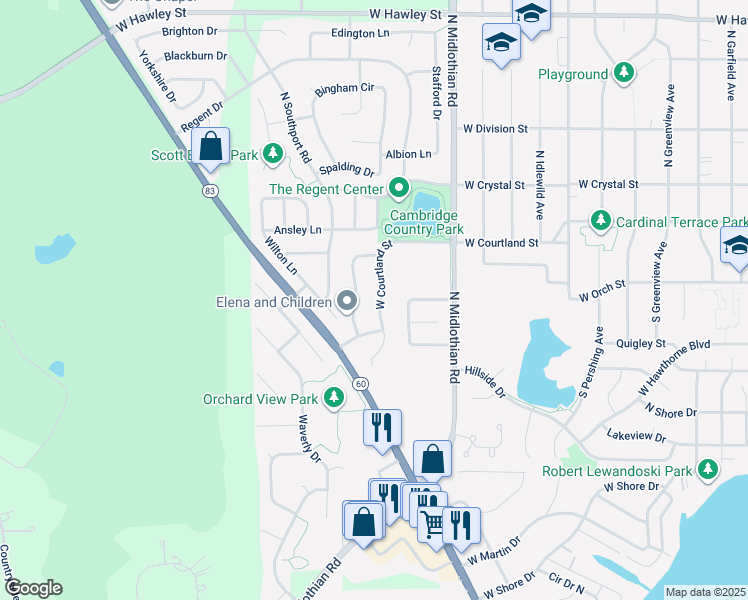 1334 West Courtland Street, Mundelein IL Walk Score