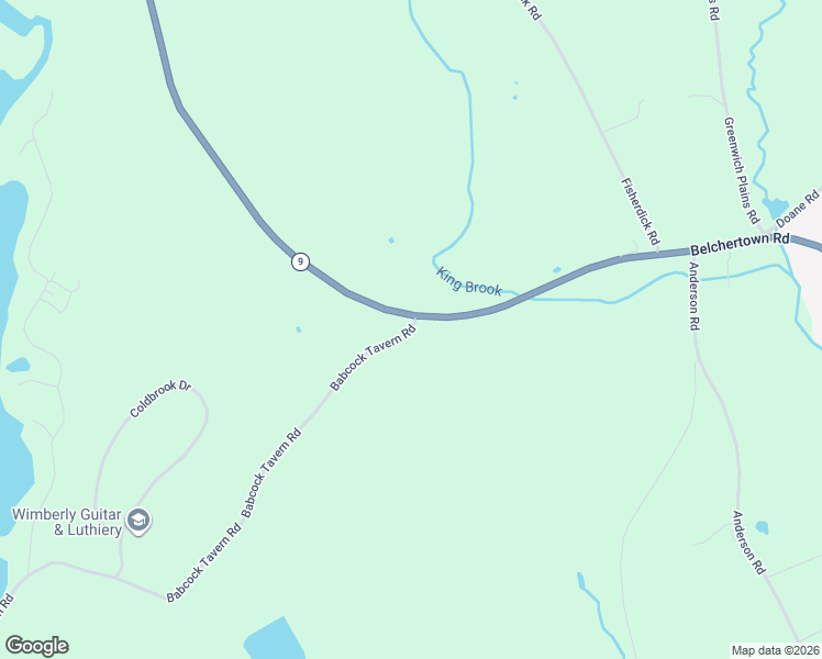 map of restaurants, bars, coffee shops, grocery stores, and more near 376 Belchertown Road in Ware