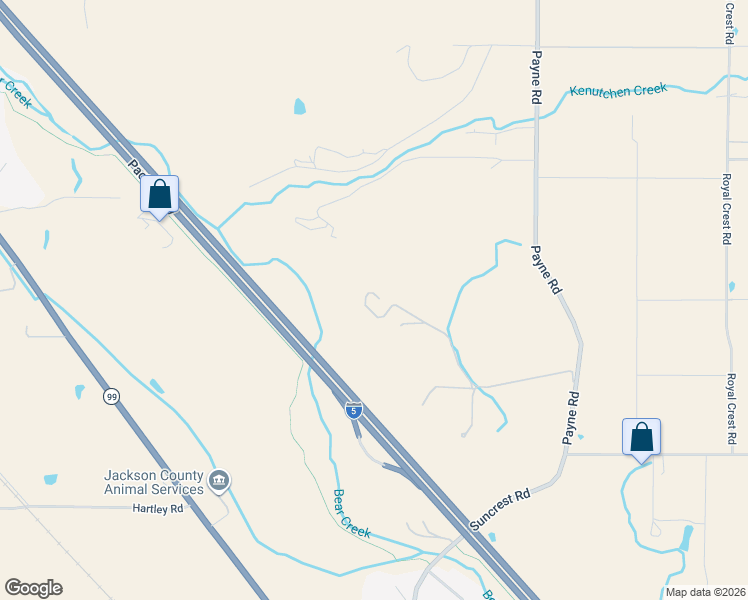 map of restaurants, bars, coffee shops, grocery stores, and more near 4884 Payne Road in Medford