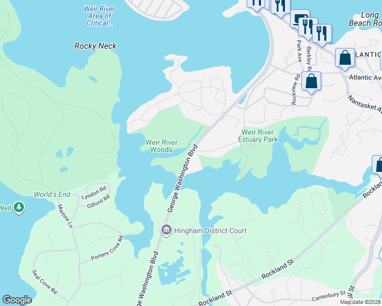 map of restaurants, bars, coffee shops, grocery stores, and more near in Hull