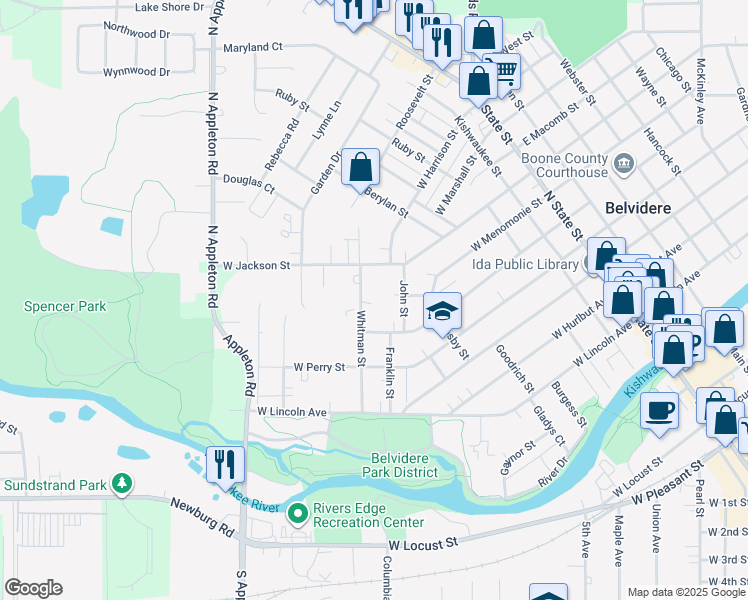 615617 Whitman Street, Belvidere IL Walk Score
