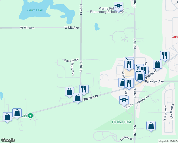 map of restaurants, bars, coffee shops, grocery stores, and more near 3045 Jacob's Circle in Kalamazoo