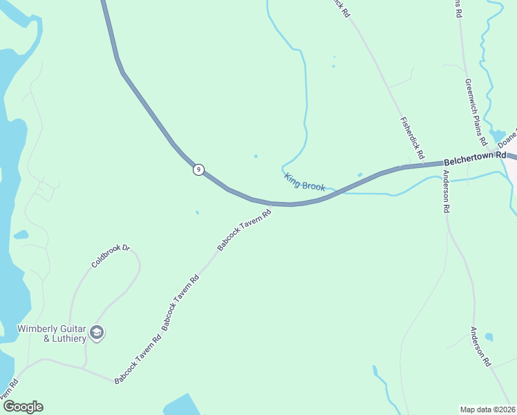 map of restaurants, bars, coffee shops, grocery stores, and more near 376 Belchertown Road in Ware