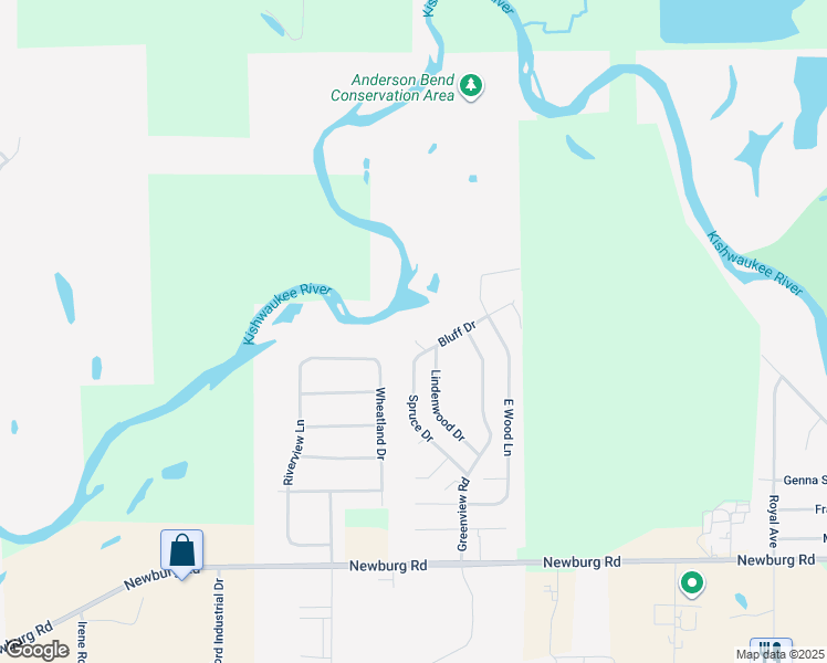 map of restaurants, bars, coffee shops, grocery stores, and more near 714 Bluff Court in Belvidere
