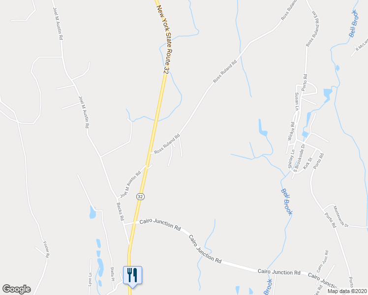 map of restaurants, bars, coffee shops, grocery stores, and more near 559 Ross Ruland Road in South Cairo