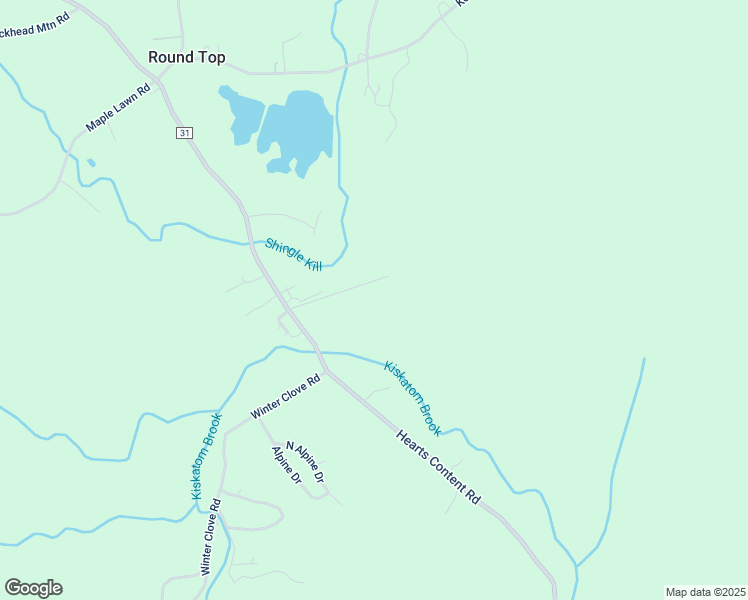 map of restaurants, bars, coffee shops, grocery stores, and more near 76 Mill Lane in Round Top