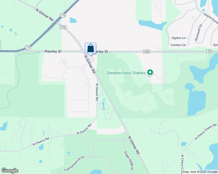map of restaurants, bars, coffee shops, grocery stores, and more near 27057-27167 Cty V76 in Mundelein