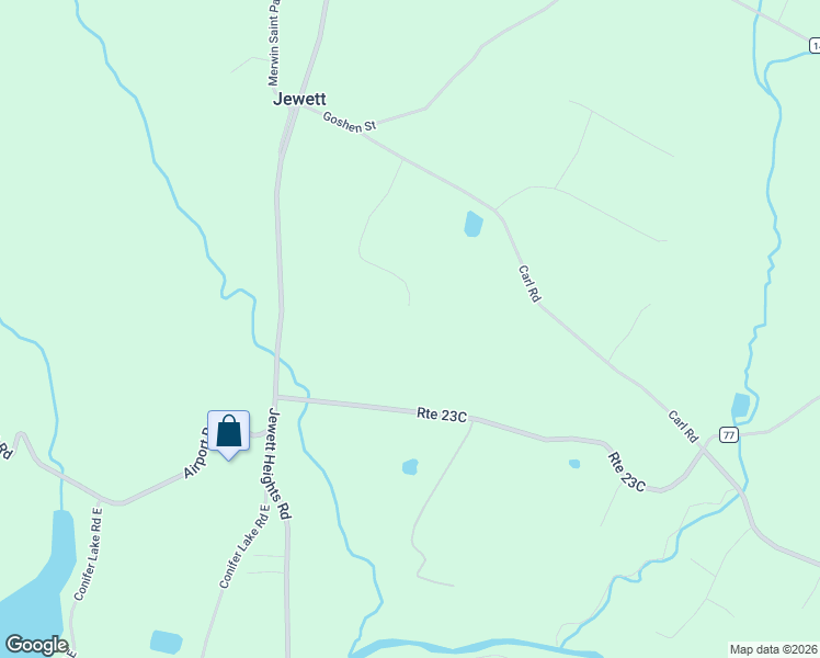 map of restaurants, bars, coffee shops, grocery stores, and more near 133 Old Field Road in Jewett