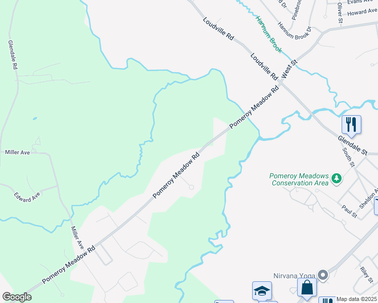 map of restaurants, bars, coffee shops, grocery stores, and more near 215 Pomeroy Meadow Rd in Southampton