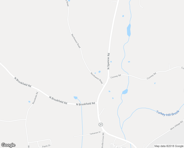 map of restaurants, bars, coffee shops, grocery stores, and more near 52 North Spencer Road in Spencer