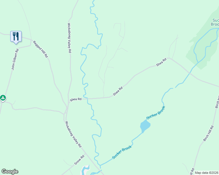 map of restaurants, bars, coffee shops, grocery stores, and more near 7 Madden Road in West Brookfield