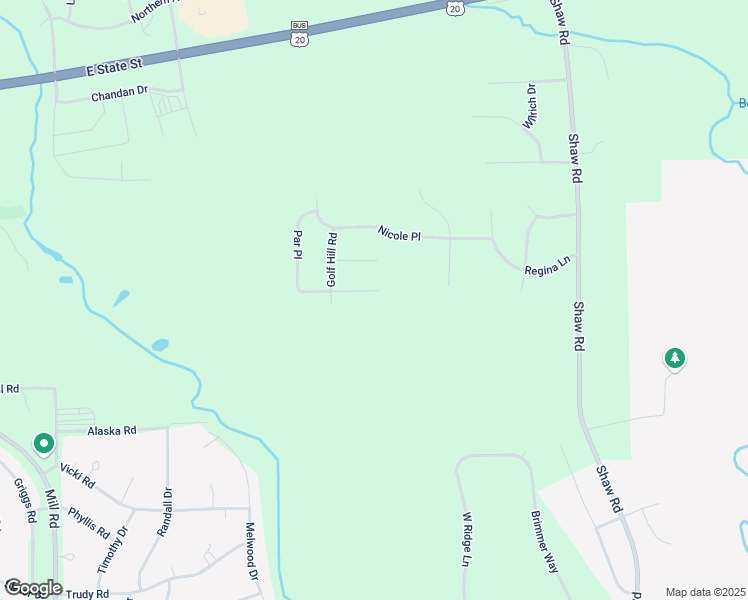 map of restaurants, bars, coffee shops, grocery stores, and more near 8914 Birdie Bend in Belvidere