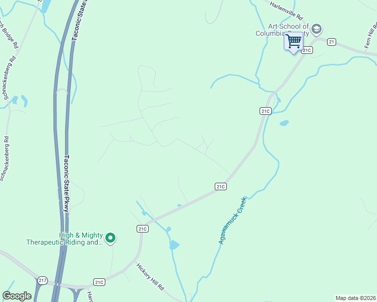 map of restaurants, bars, coffee shops, grocery stores, and more near 43 May Hill Road in Ghent