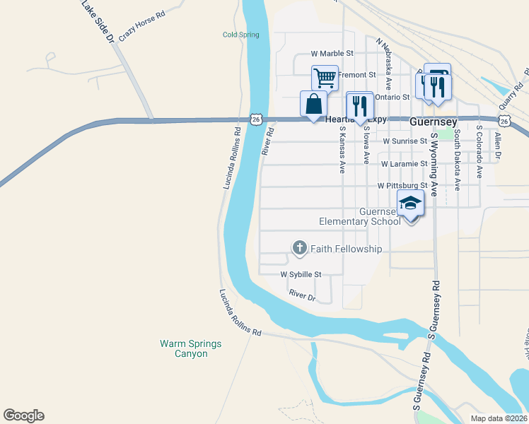 map of restaurants, bars, coffee shops, grocery stores, and more near 698-746 River Road in Hartville