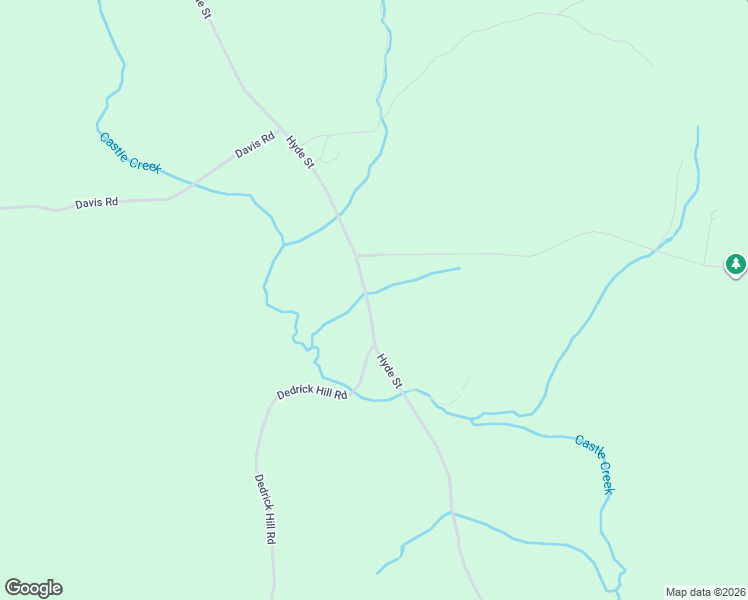 map of restaurants, bars, coffee shops, grocery stores, and more near 596 Hyde Street in Whitney Point