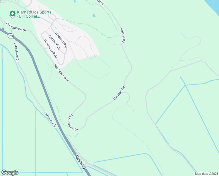 map of restaurants, bars, coffee shops, grocery stores, and more near 4626 Cooper's Hawk Road in Klamath Falls