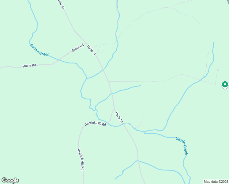 map of restaurants, bars, coffee shops, grocery stores, and more near 596 Hyde Street in Whitney Point