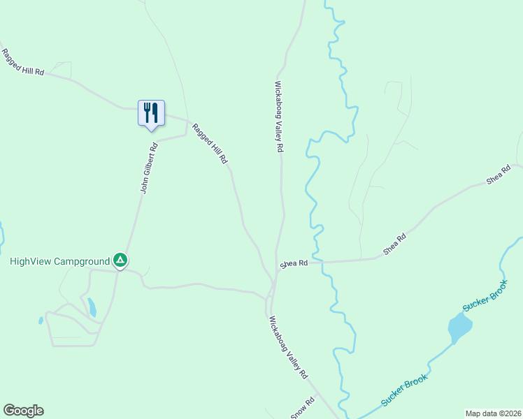 map of restaurants, bars, coffee shops, grocery stores, and more near 234 Wickaboag Valley Road in West Brookfield