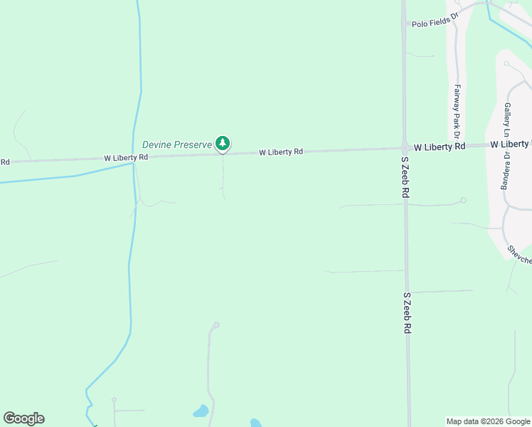 map of restaurants, bars, coffee shops, grocery stores, and more near 6105 West Liberty Road in Ann Arbor