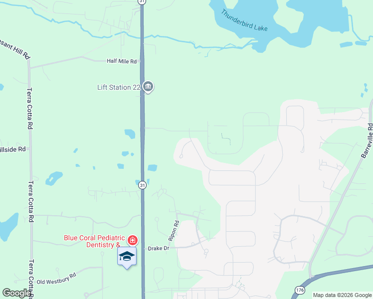 map of restaurants, bars, coffee shops, grocery stores, and more near 1009 Persimmon Court in Crystal Lake