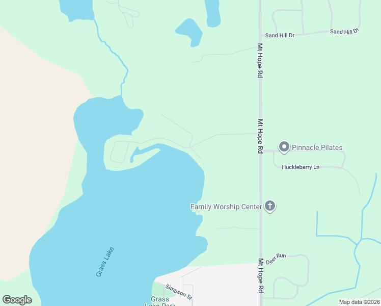 map of restaurants, bars, coffee shops, grocery stores, and more near 497 Island Road in Grass Lake Charter Township