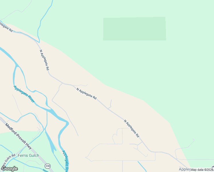 map of restaurants, bars, coffee shops, grocery stores, and more near 17252 North Applegate Road in Grants Pass