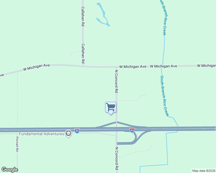 map of restaurants, bars, coffee shops, grocery stores, and more near 2400 North Concord Road in Concord