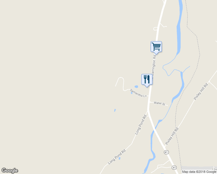 map of restaurants, bars, coffee shops, grocery stores, and more near 12 Samantha Lane in West Stockbridge