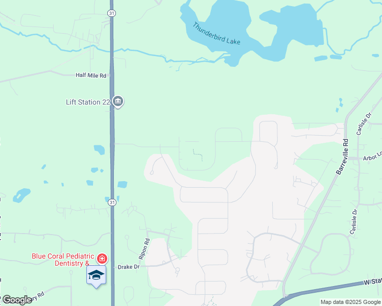 map of restaurants, bars, coffee shops, grocery stores, and more near 965 Brighton Circle in Crystal Lake