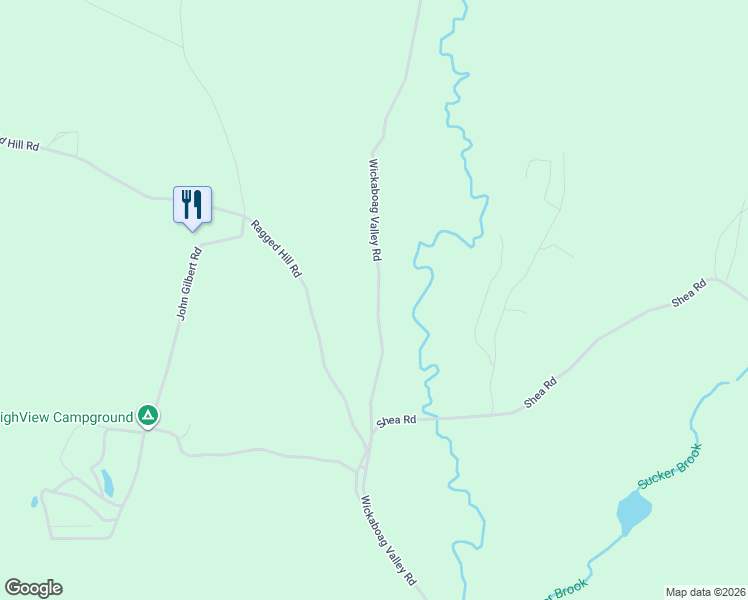 map of restaurants, bars, coffee shops, grocery stores, and more near 234 Wickaboag Valley Road in West Brookfield