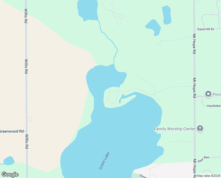 map of restaurants, bars, coffee shops, grocery stores, and more near 629 Island Road in Grass Lake