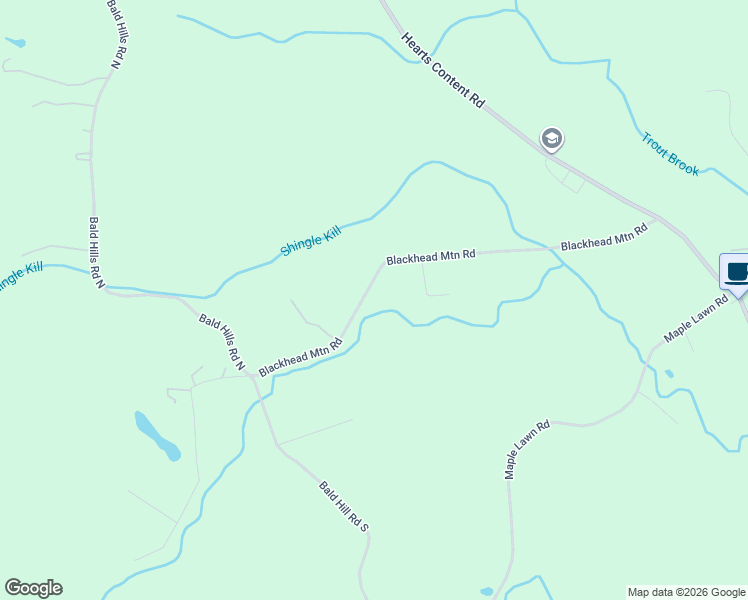 map of restaurants, bars, coffee shops, grocery stores, and more near 271 Blackhead Mount Road in Round Top