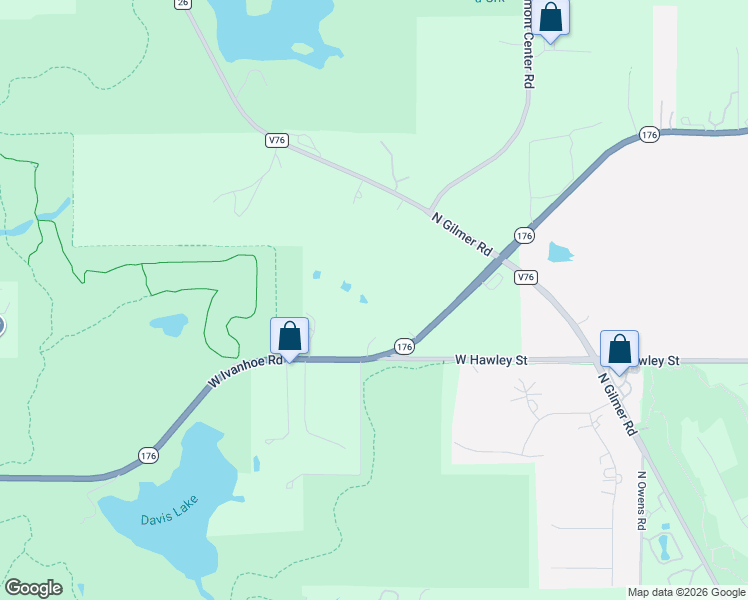 map of restaurants, bars, coffee shops, grocery stores, and more near 22766 Illinois 176 in Mundelein