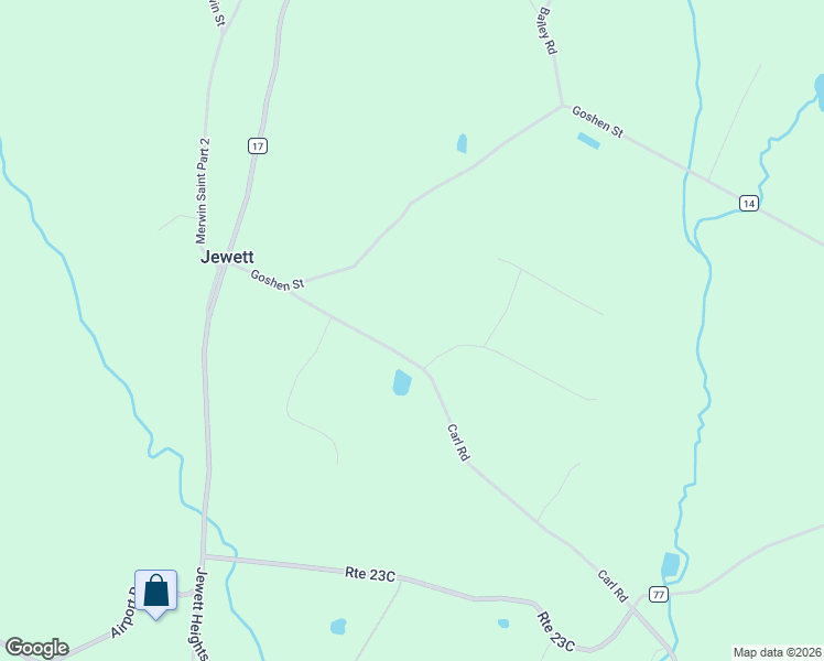 map of restaurants, bars, coffee shops, grocery stores, and more near 298 Carl Road in Jewett