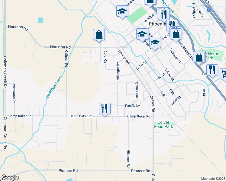 map of restaurants, bars, coffee shops, grocery stores, and more near 100 Walnut Pl in Phoenix