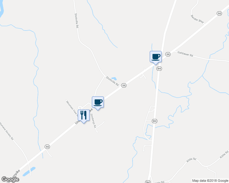 map of restaurants, bars, coffee shops, grocery stores, and more near 692-736 Union Turnpike in Hudson