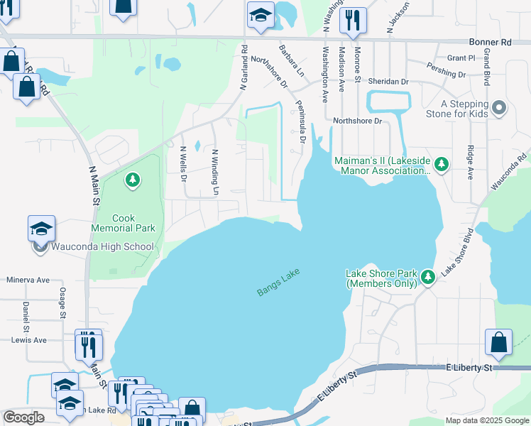 27955 North Lake Drive, Wauconda IL Walk Score