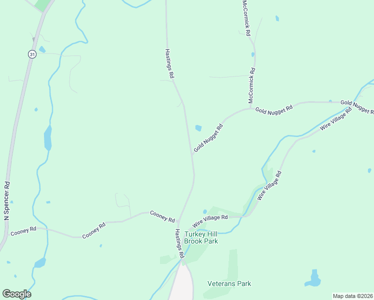 map of restaurants, bars, coffee shops, grocery stores, and more near 61 Hastings Road in Spencer