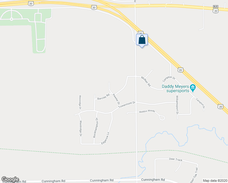 map of restaurants, bars, coffee shops, grocery stores, and more near 874 Pewter Drive in Rockford