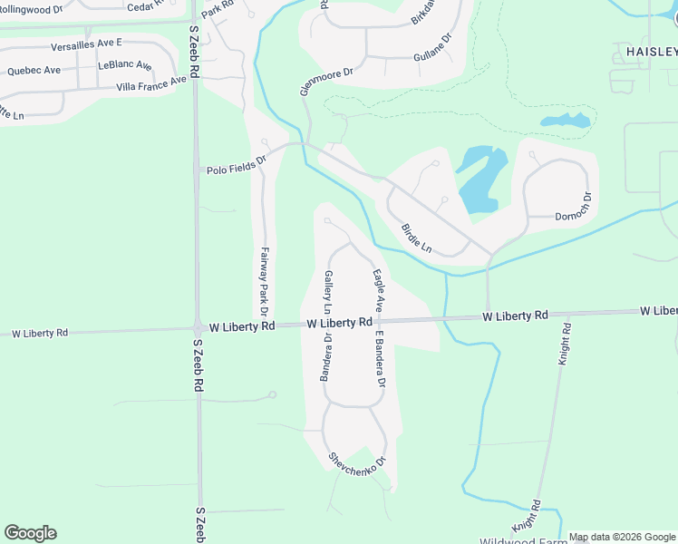 map of restaurants, bars, coffee shops, grocery stores, and more near 865 Gallery Lane in Ann Arbor