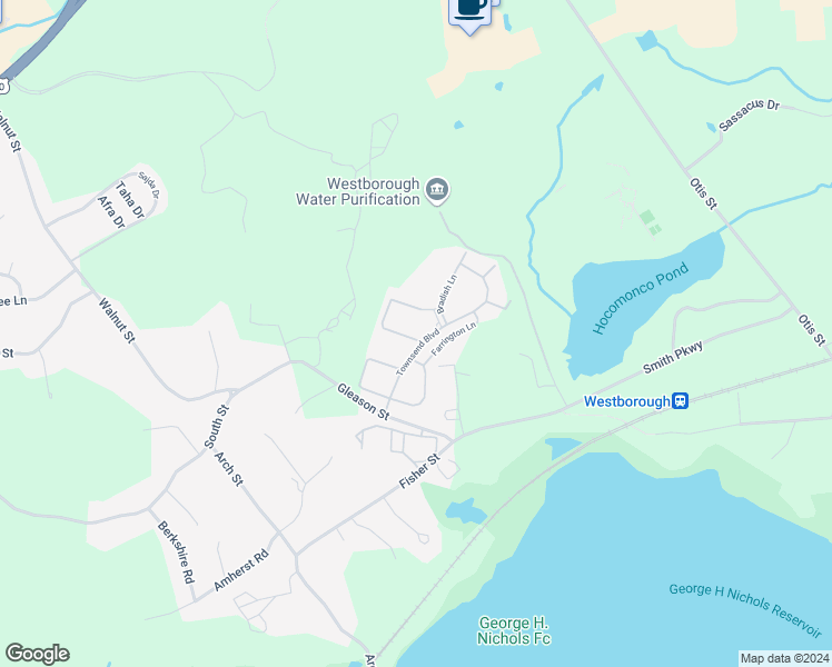 map of restaurants, bars, coffee shops, grocery stores, and more near 5 Simeon Howard Way in Westborough