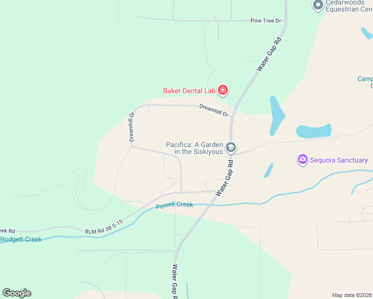 map of restaurants, bars, coffee shops, grocery stores, and more near 212-260 Paula Lane in Williams