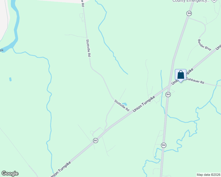 map of restaurants, bars, coffee shops, grocery stores, and more near 53-137 Stottville Road in Hudson