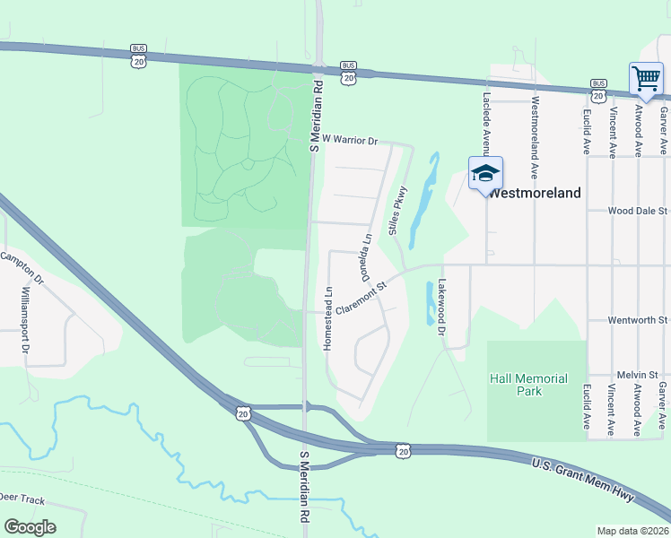 map of restaurants, bars, coffee shops, grocery stores, and more near 413 Homestead Lane in Rockford
